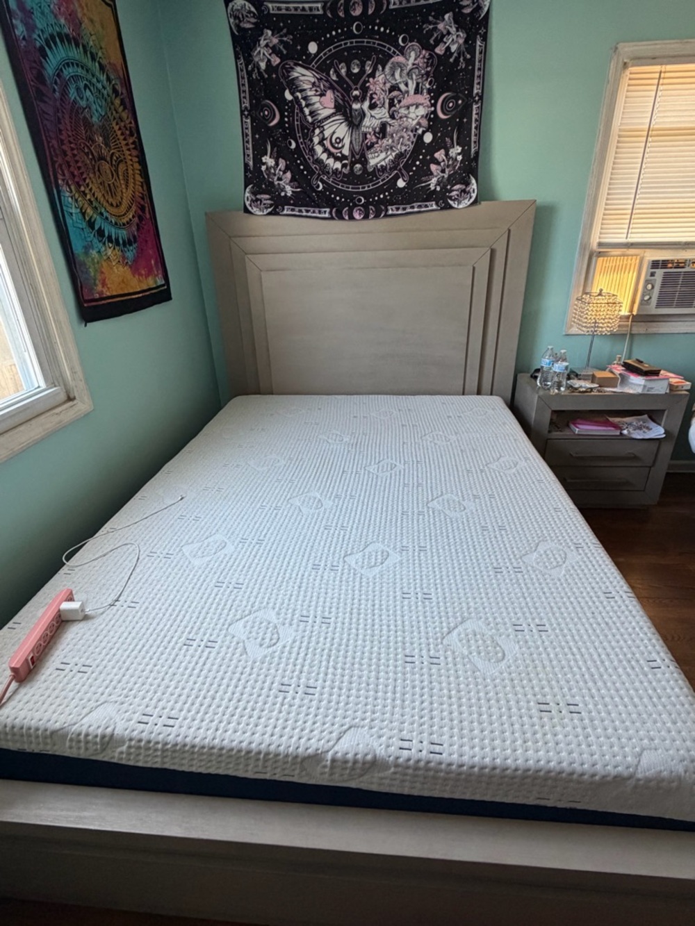 Comfort Foam Mattress Topper in White